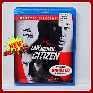 Law Abiding Citizen Blu-ray Unrated Director's Cut Jamie Foxx Gerard Butler NEW